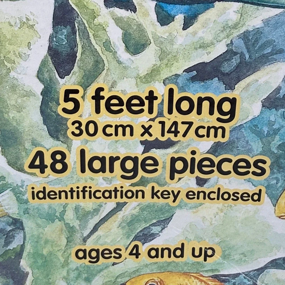 Frank Schaffer The Coral Reef Giant Floor Puzzle 48 Large Pieces FS-3745 5 Feet
